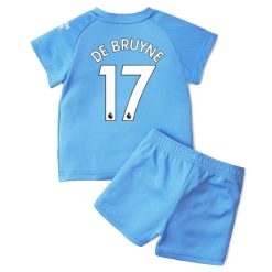 Camisolas de Futebol Manchester City Kevin De Bruyne 17 Criança Principal 2021-22