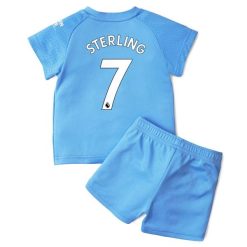 Camisolas de Futebol Manchester City Raheem Sterling 7 Criança Principal 2021-22
